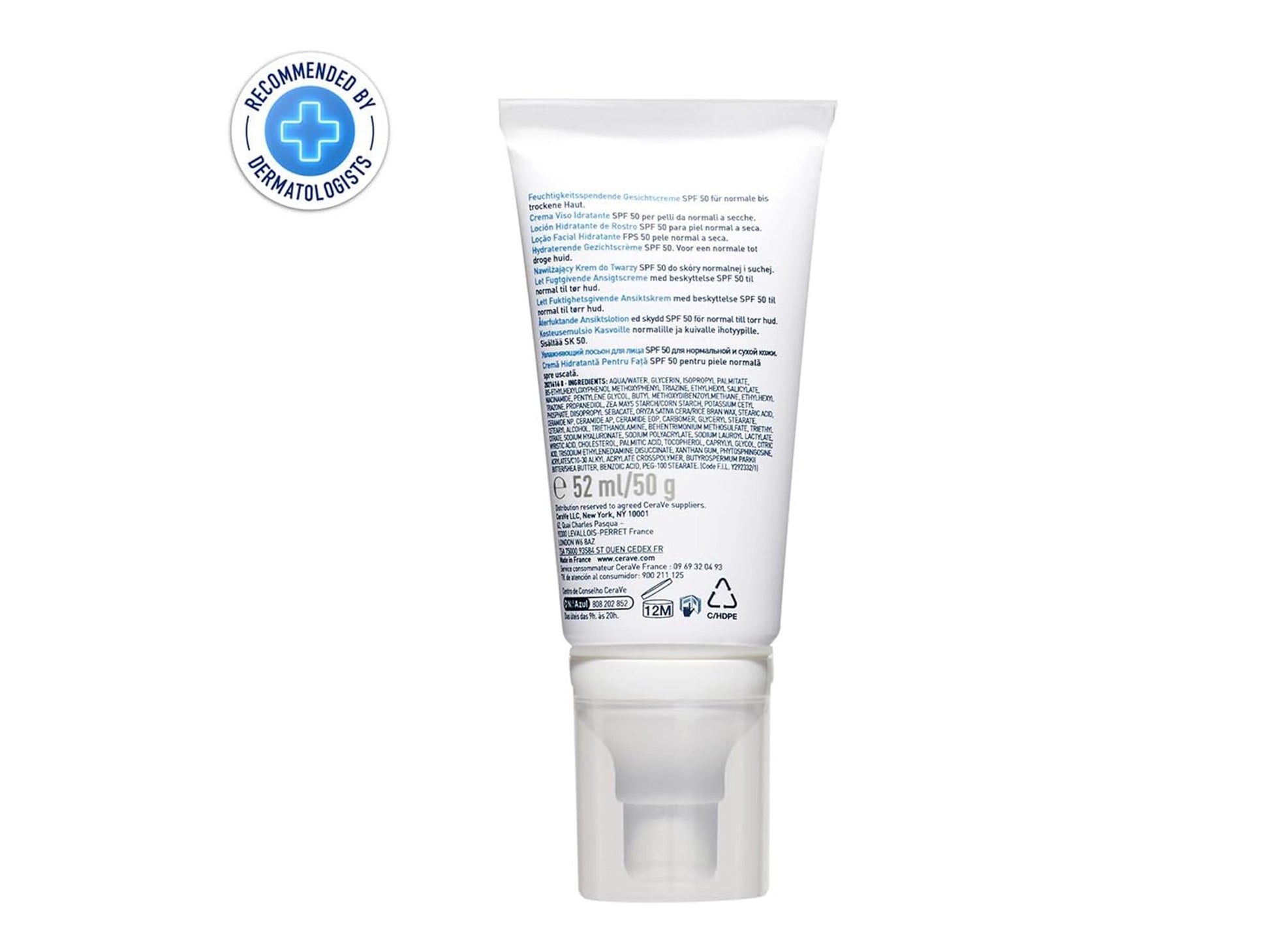 Cerave AM SPF50 Facial Moisturising Lotion 52ml in Sri Lanka