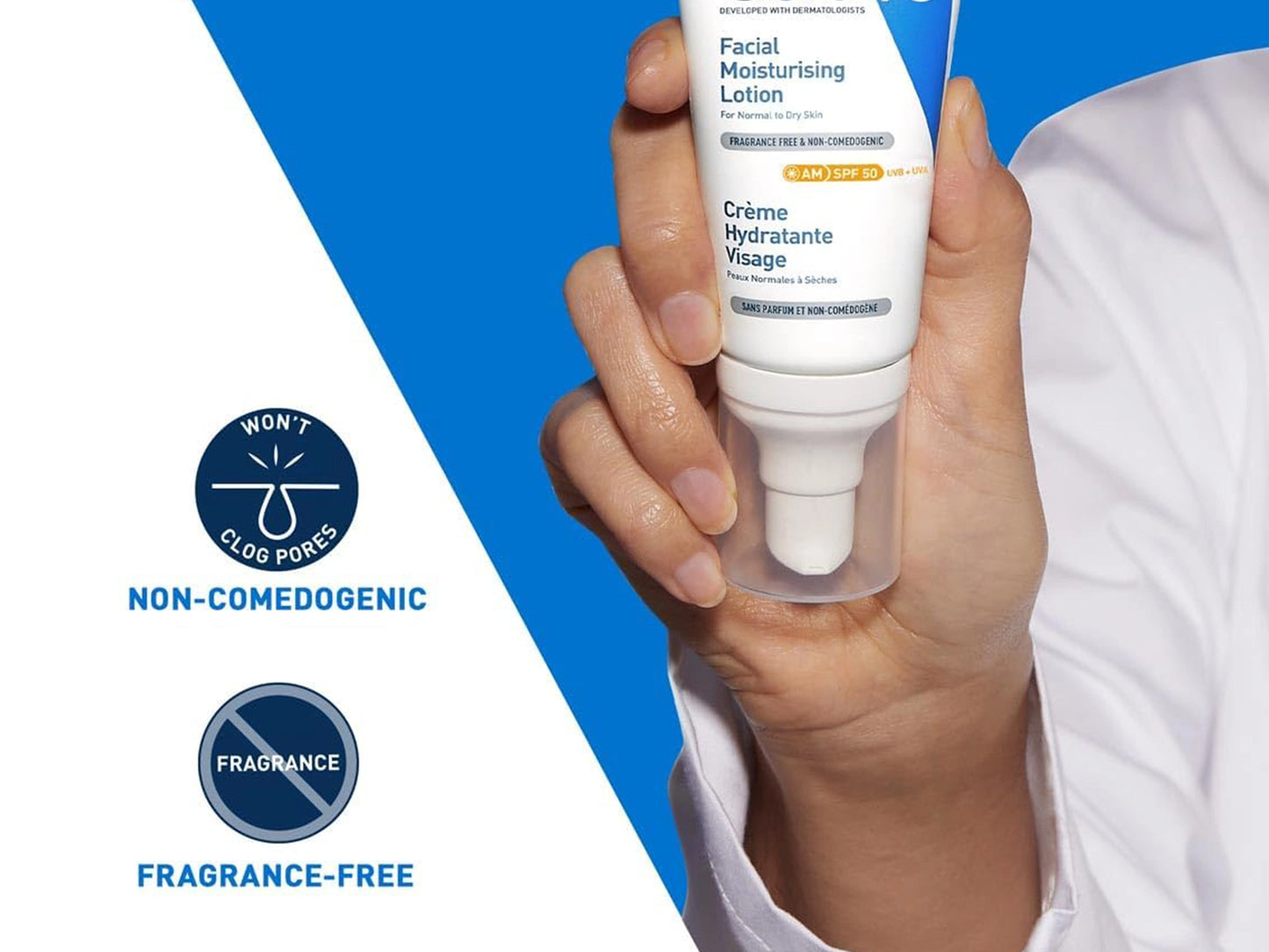 Cerave AM SPF50 Facial Moisturising Lotion 52ml in Sri Lanka