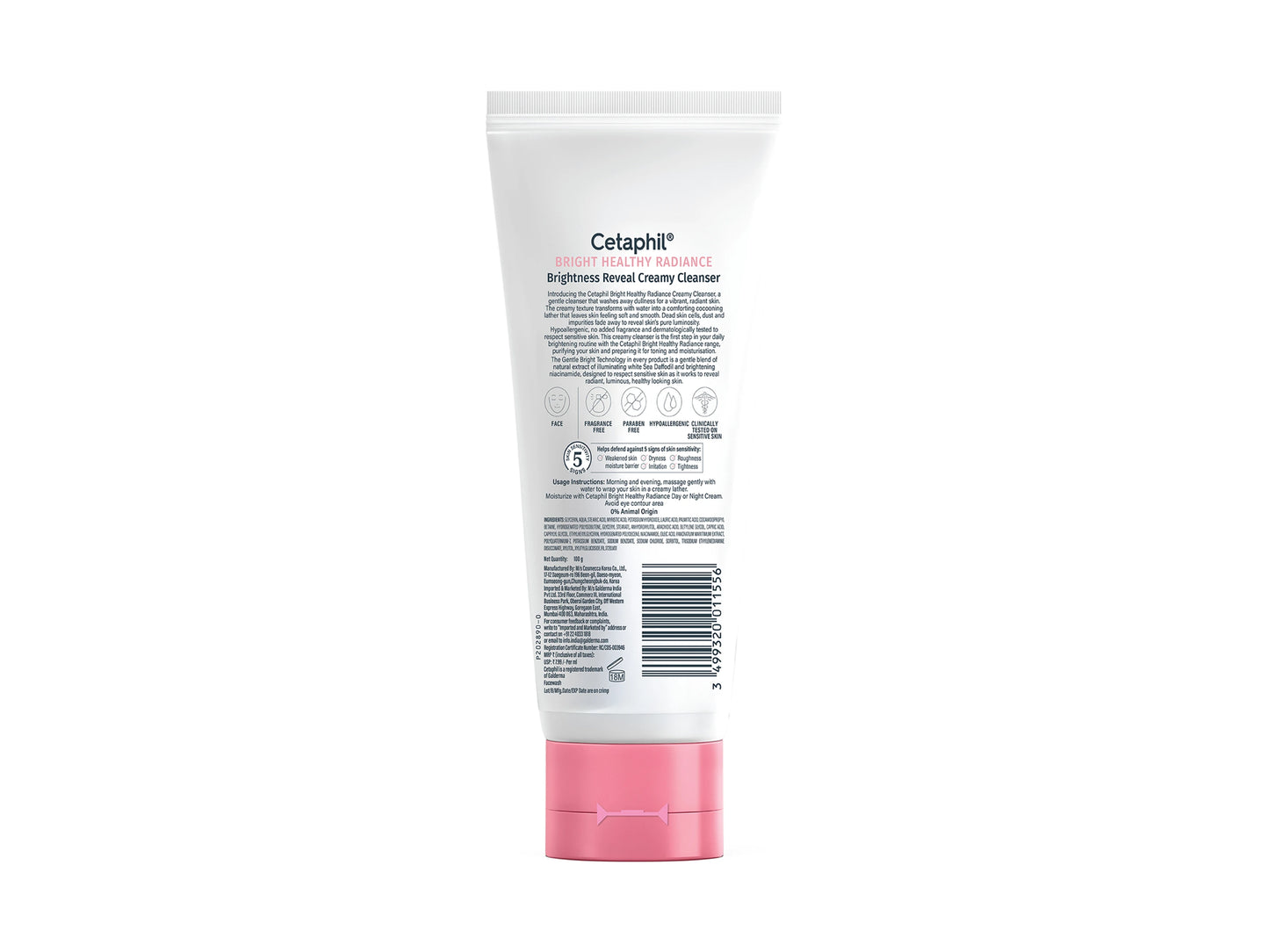 Cetaphil Healthy Radiance Gentle Renewing Cleanser 100g - Korea