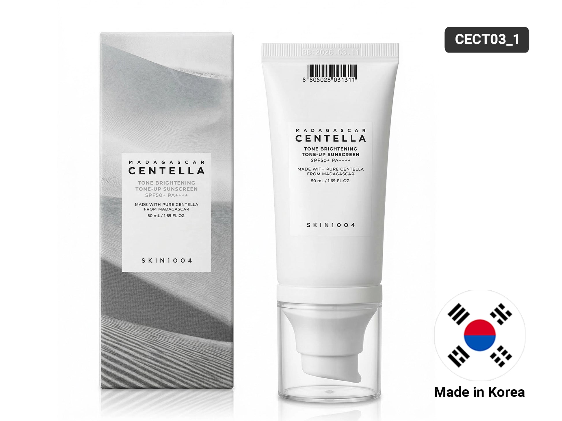 Centella Tone Brightening Tone Up Sunscreen SPF50+ PA++++ 50ml in Sri Lanka