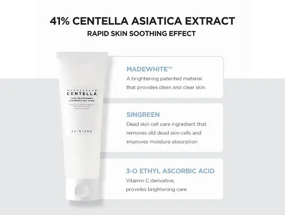 Centella Tone Brightening Cleansing Gel Foam 125ml in Sri Lanka