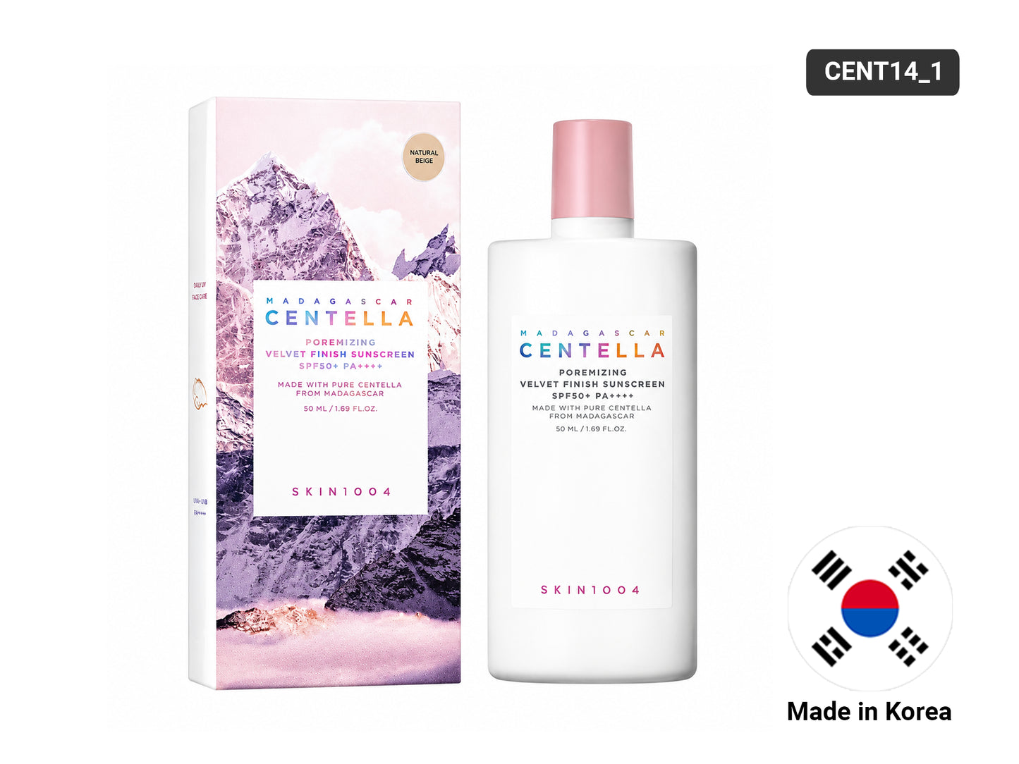 Centella Poremizing Velvet Finish Sunscreen 50ml