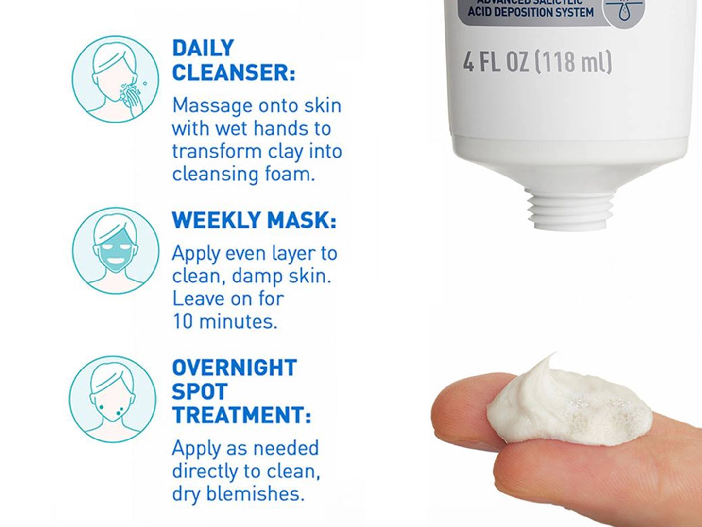 Cerave Blemish Clay to Foam Cleanser 118ml in Sri Lanka