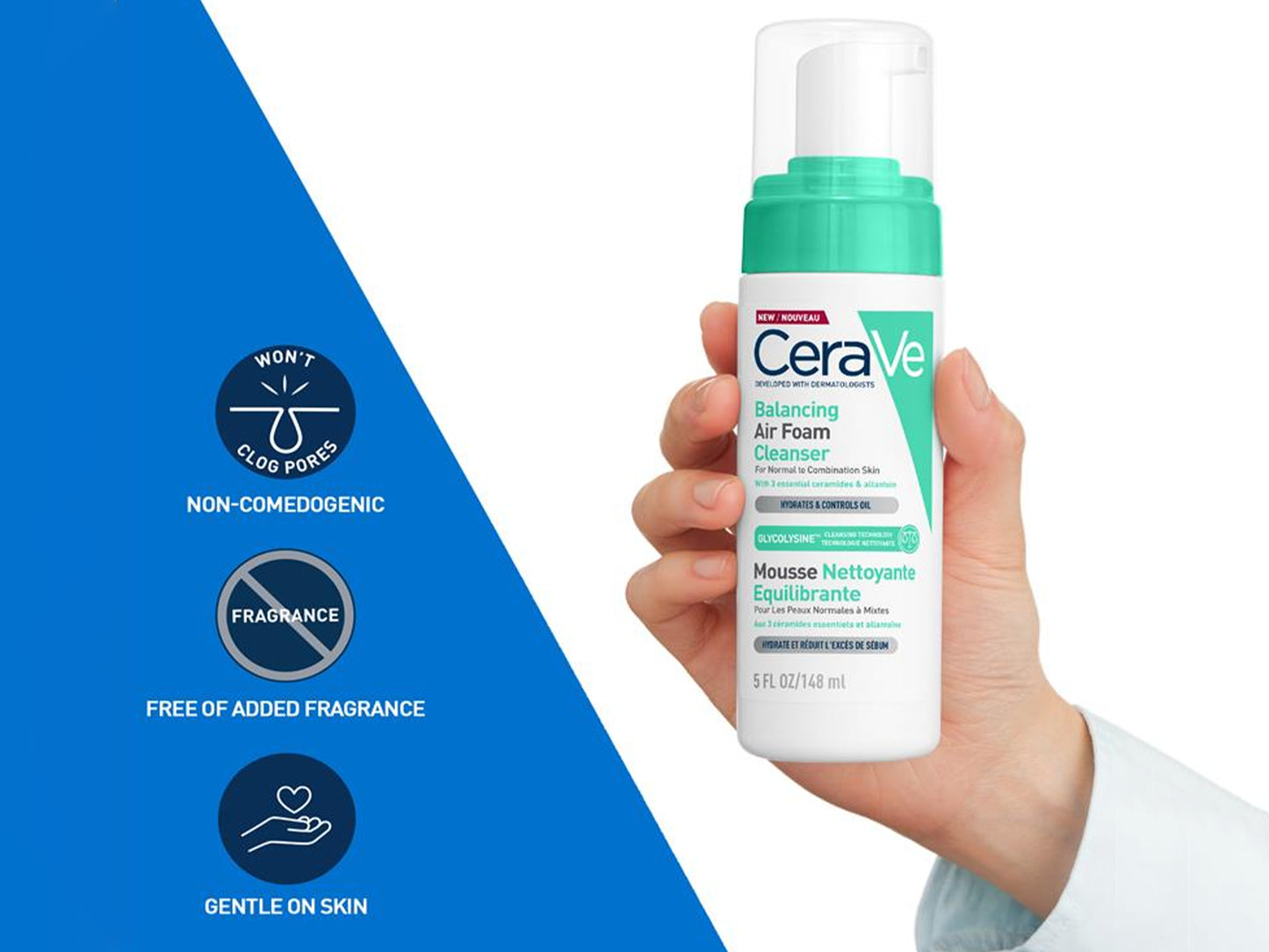 Cerave Balancing Air Foam Cleanser 148ml in Sri Lanka