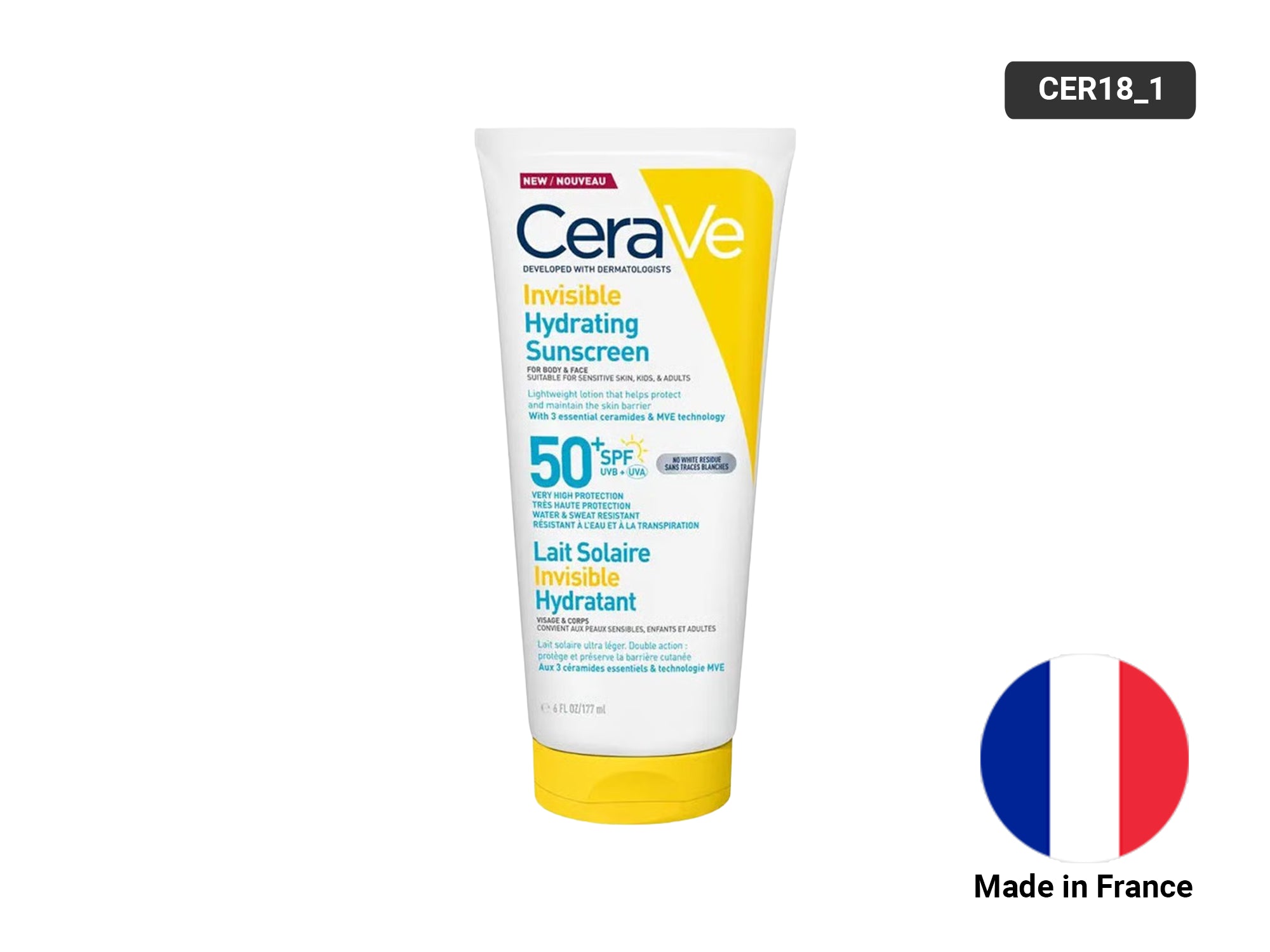 Cerave Invisible Moisturizing Sunscreen Lotion SPF 50 177ml in Sri Lanka