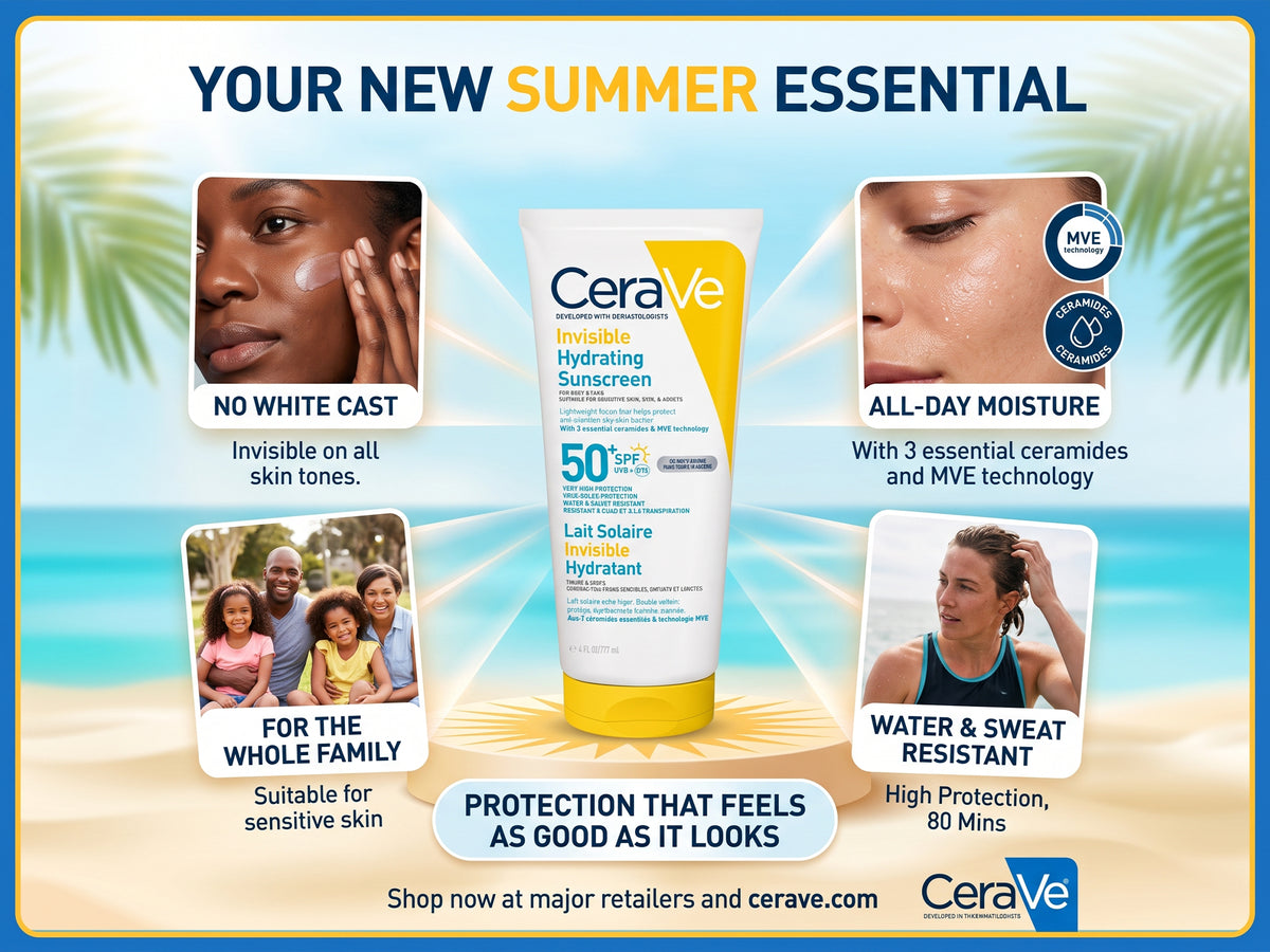 Cerave Invisible Moisturizing Sunscreen Lotion SPF 50 177ml in Sri Lanka
