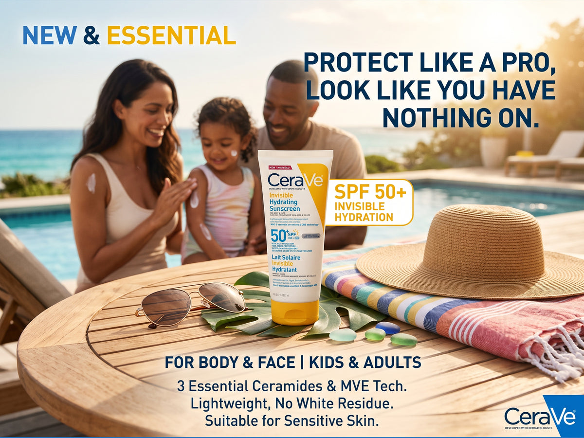 Cerave Invisible Moisturizing Sunscreen Lotion SPF 50 177ml in Sri Lanka