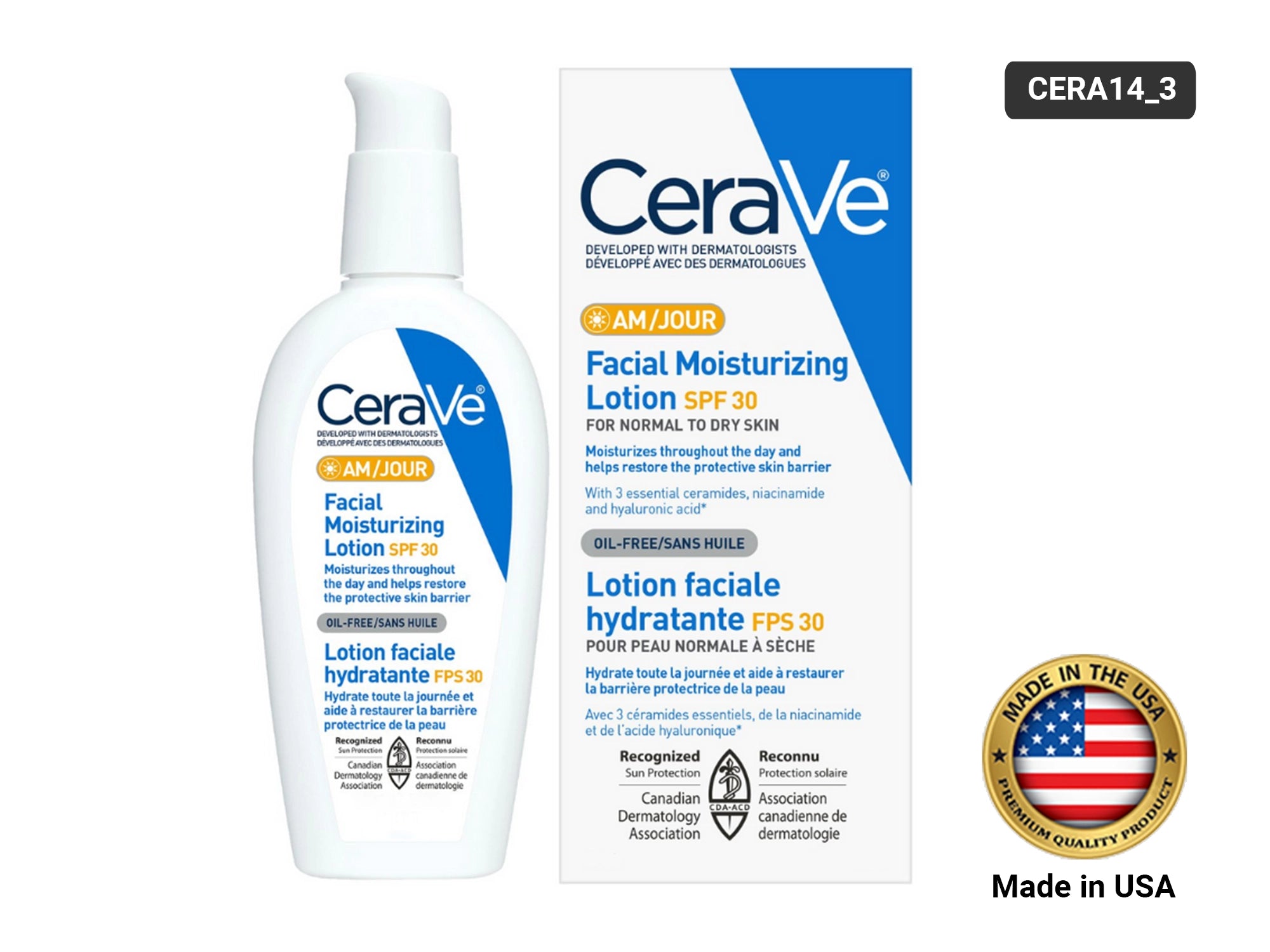Cerave AM Facial Moisturizing Lotion SPF 30 89ml - USA in Sri Lanka
