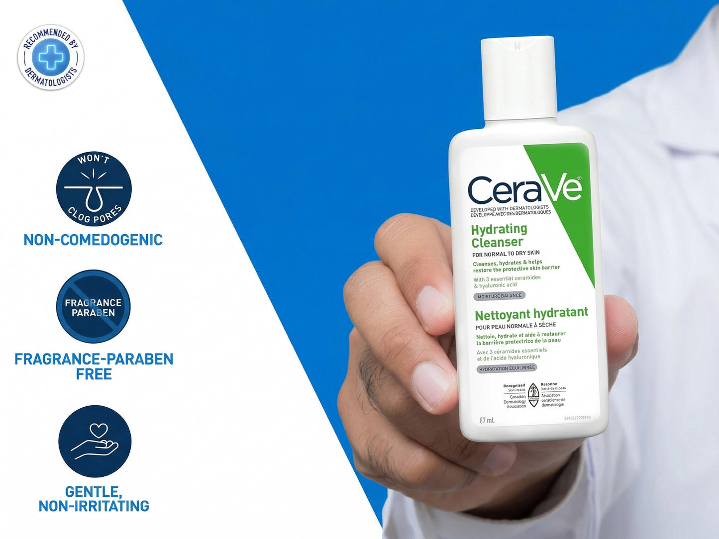 Cerave Hydrating Cleanser For Normal to Dry Skin 88ml in Sri Lanka