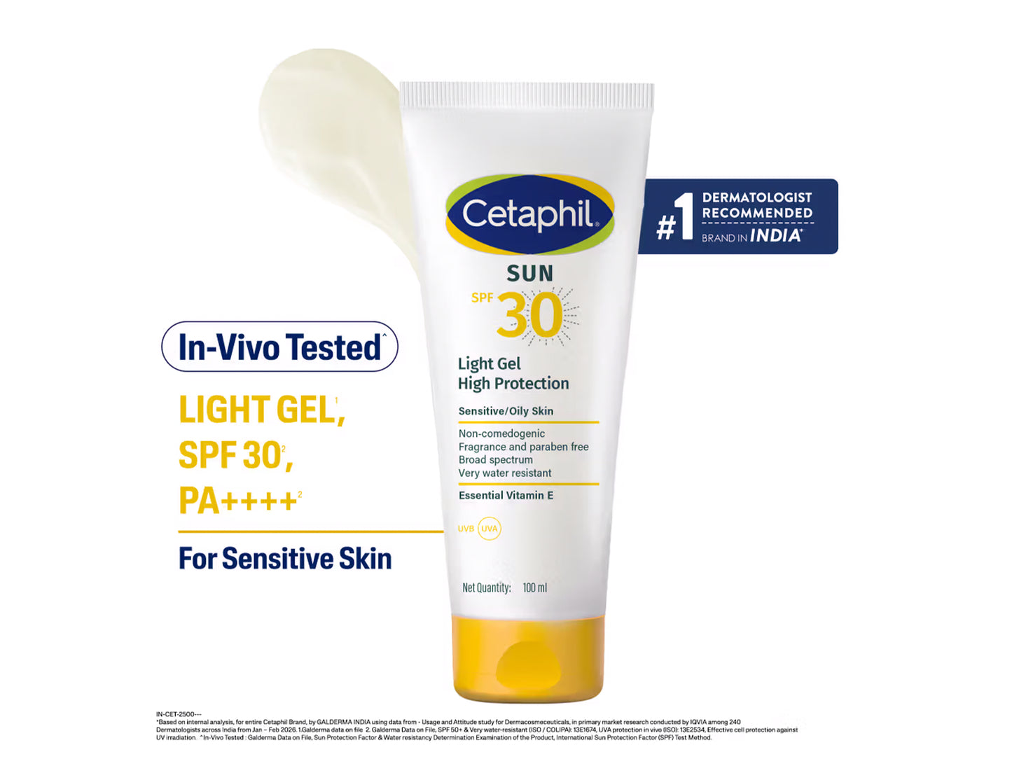 Cetaphil Sun Light Gel SPF30+ 100ml