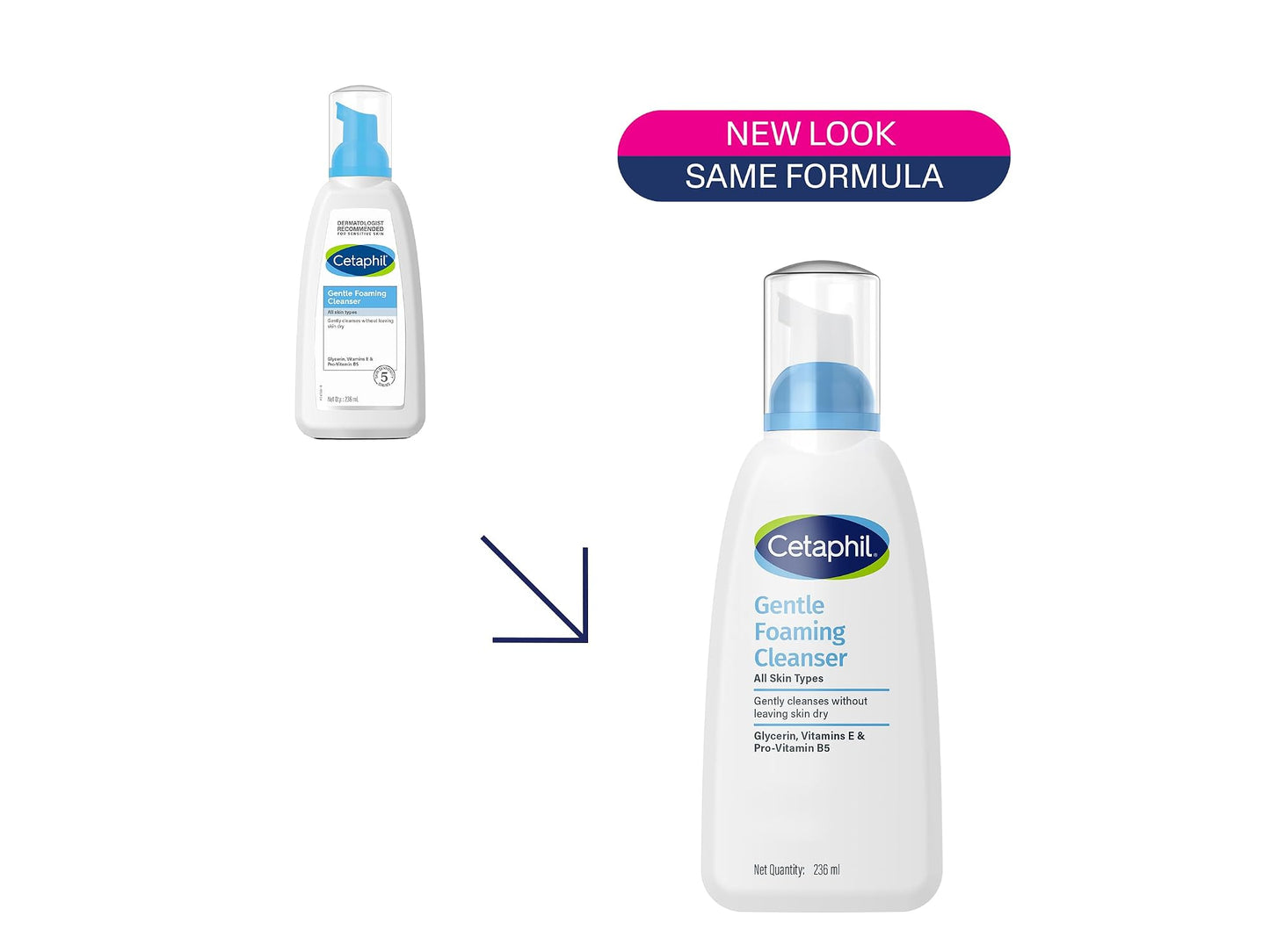 Cetaphil Gentle Foaming Cleanser for All Skin Types 236ml
