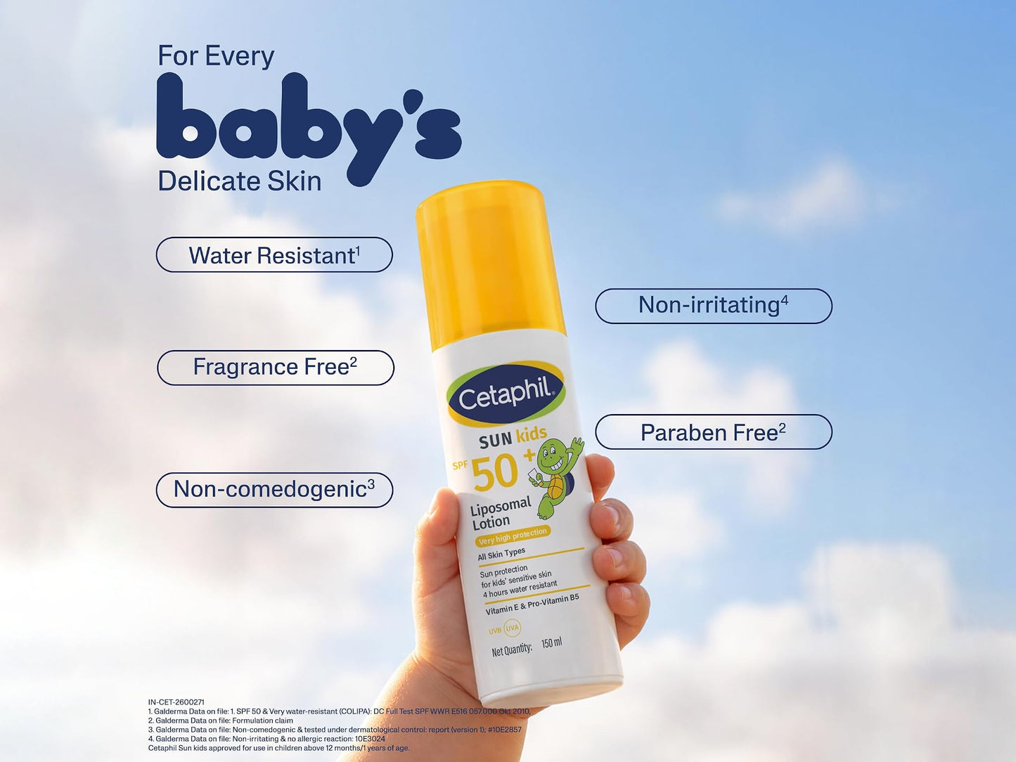Cetaphil Sun Kids Liposomal Sun Lotion SPF 50+ 150ml