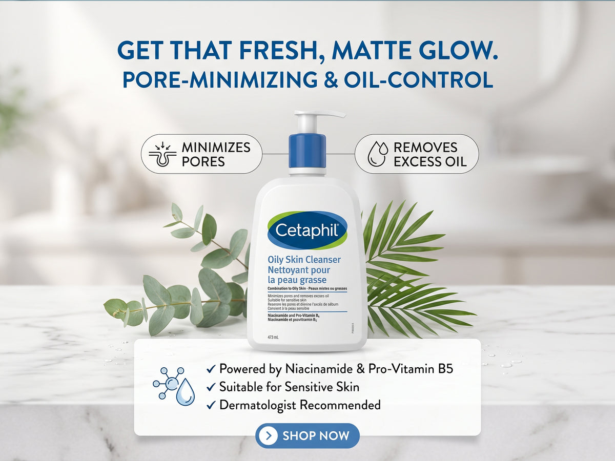 Cetaphil Oily Skin Cleanser Combination to Oily Skin 473ml in Sri Lanka