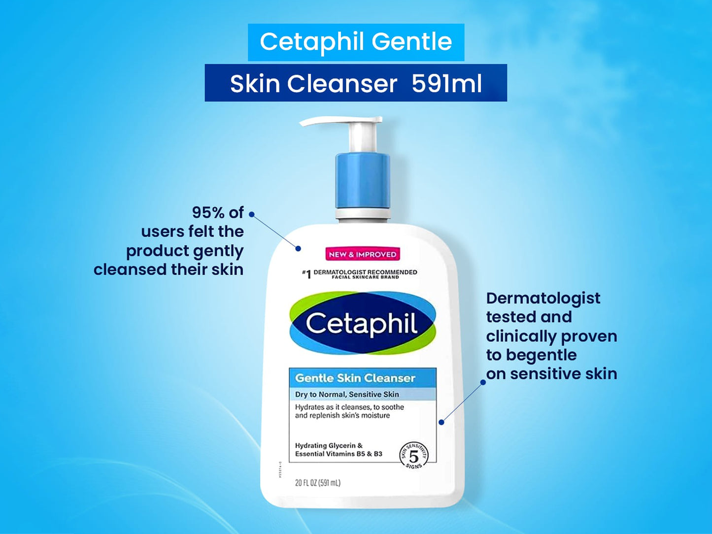Cetaphil Gentle Skin Cleanser Normal to Dry Skin 591ml in Sri Lanka
