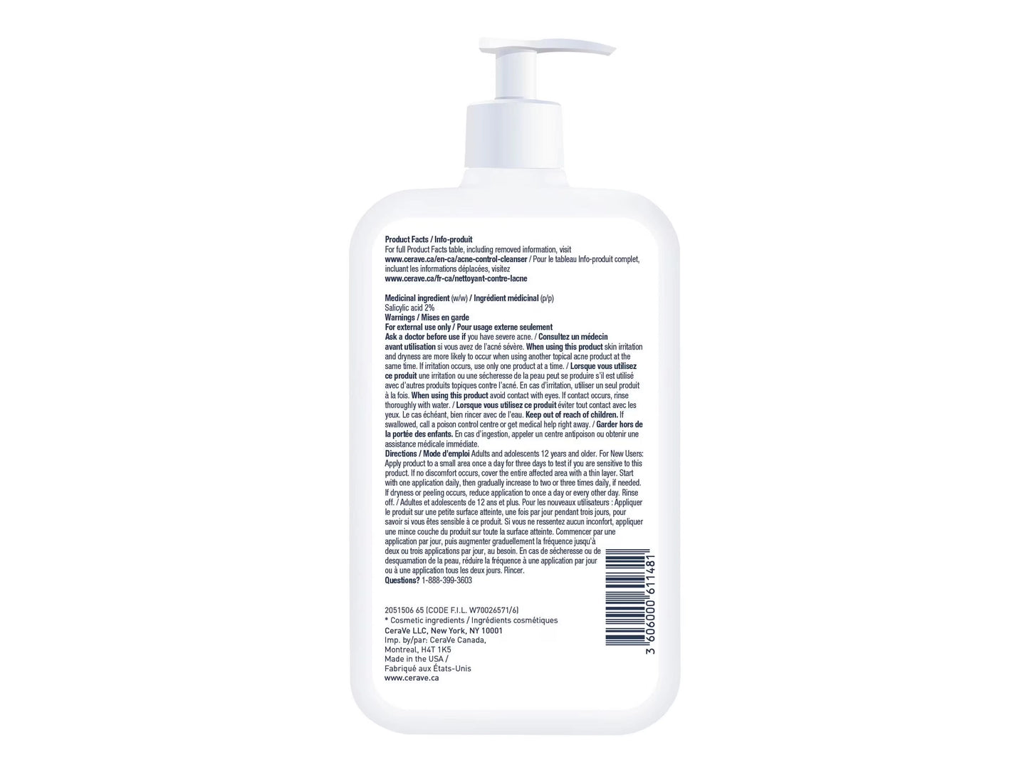 Cerave Acne Control Cleanser 473ml - USA in Sri Lanka
