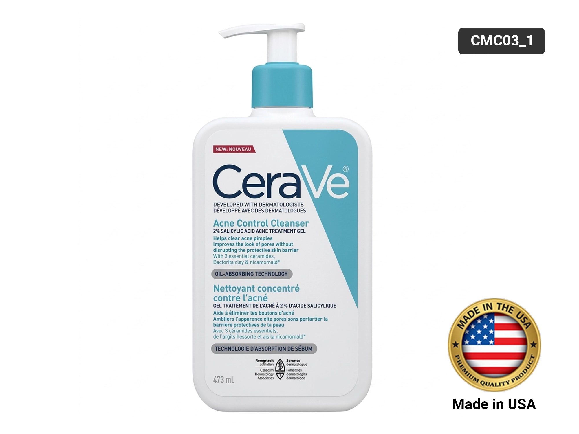 Cerave Acne Control Cleanser 473ml - USA in Sri Lanka