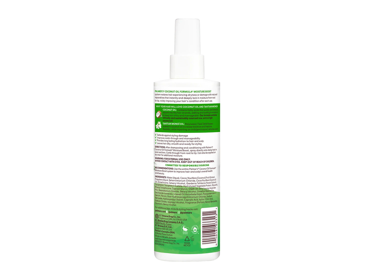 Buy Original Palmers Coconut Oil Leave In Conditioner 250ml in Sri Lanka
