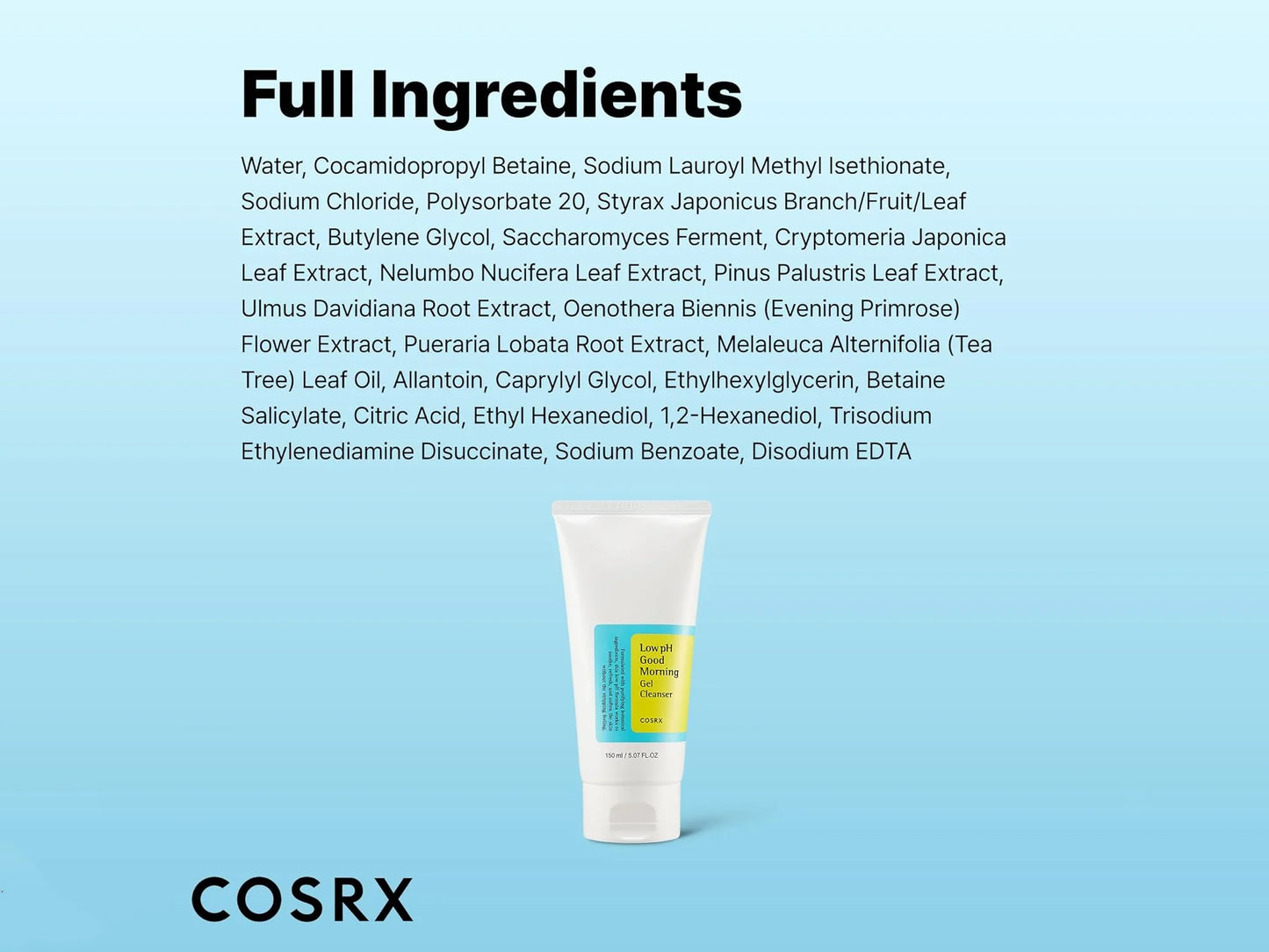 Cosrx Low PH Good Morning Gel Cleanser 150ml - Korea in Sri Lanka