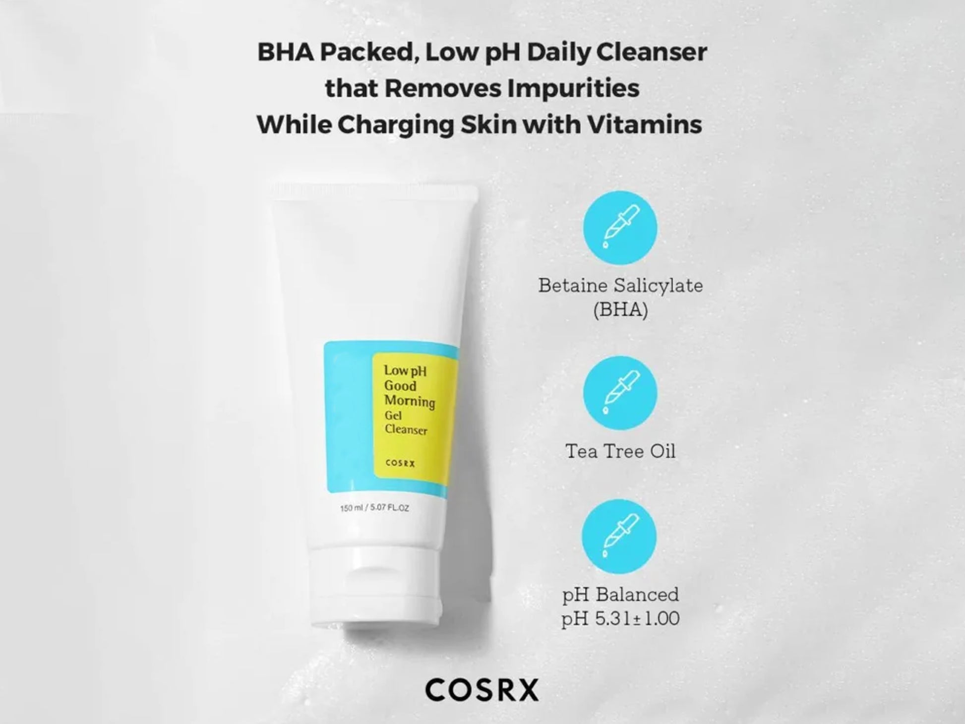 Cosrx Low PH Good Morning Gel Cleanser 150ml in Sri Lanka