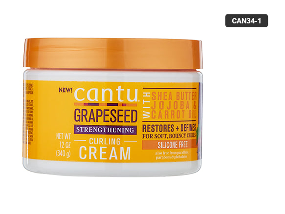 Cantu Grapeseed Strengthening Curling Cream 340G in Sri Lanka
