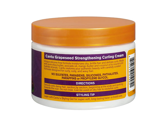 Cantu Grapeseed Strengthening Curling Cream 340G in Sri Lanka