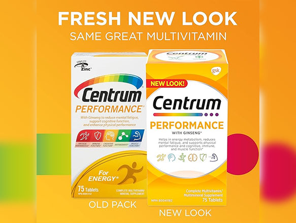 Centrum Performance with Ginseng Complete Multivitamin 75 Tablets in Sri Lanka