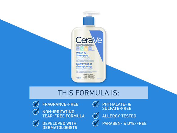 Cerave Baby Wash and Shampoo 473ml - CANADA in Sri Lanka 