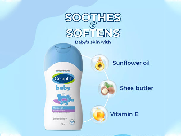 Cetaphil Baby Massage Oil 200ml in Sri Lanka