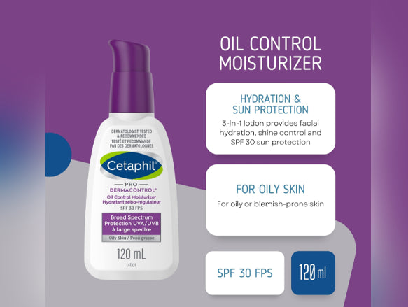 Cetaphil Dermacontrol Oil Control Moisturizer SPF 30 120ml in Sri Lanka