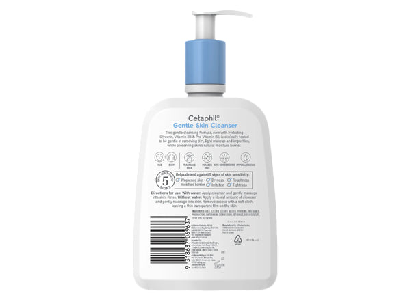 Cetaphil Gentle Skin Cleanser for All Skin Types 500ml - CANADA - 9318637069637 in Sri Lanka 