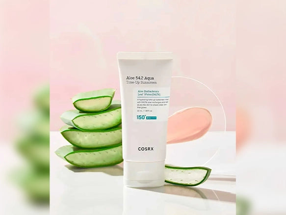 Cosrx Aloe 54.2 Aqua Tone-Up Sunscreen SPF 50+ PA++++ 50ml - KOREA in Sri Lanka