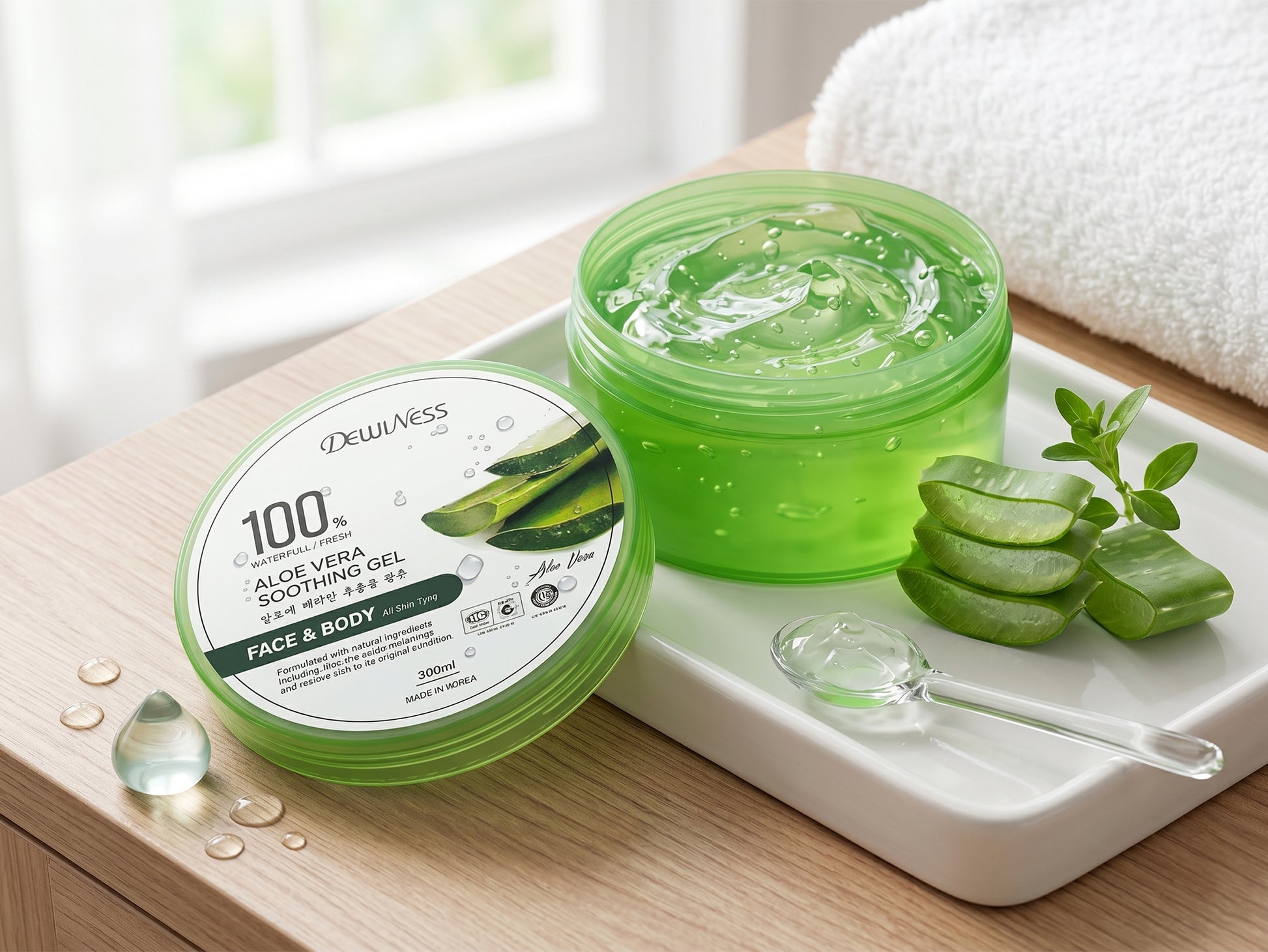 Dewiness Aloe Vera Soothing Gel 300ml in Sri Lanka