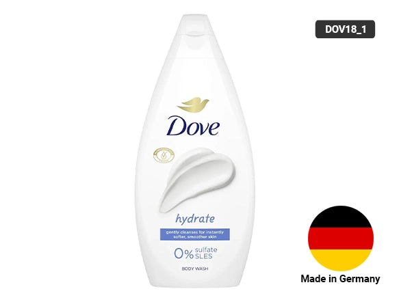 Dove Hydrate Gently Cleanser Body Wash 450ml - GERMANY - 8720181466427