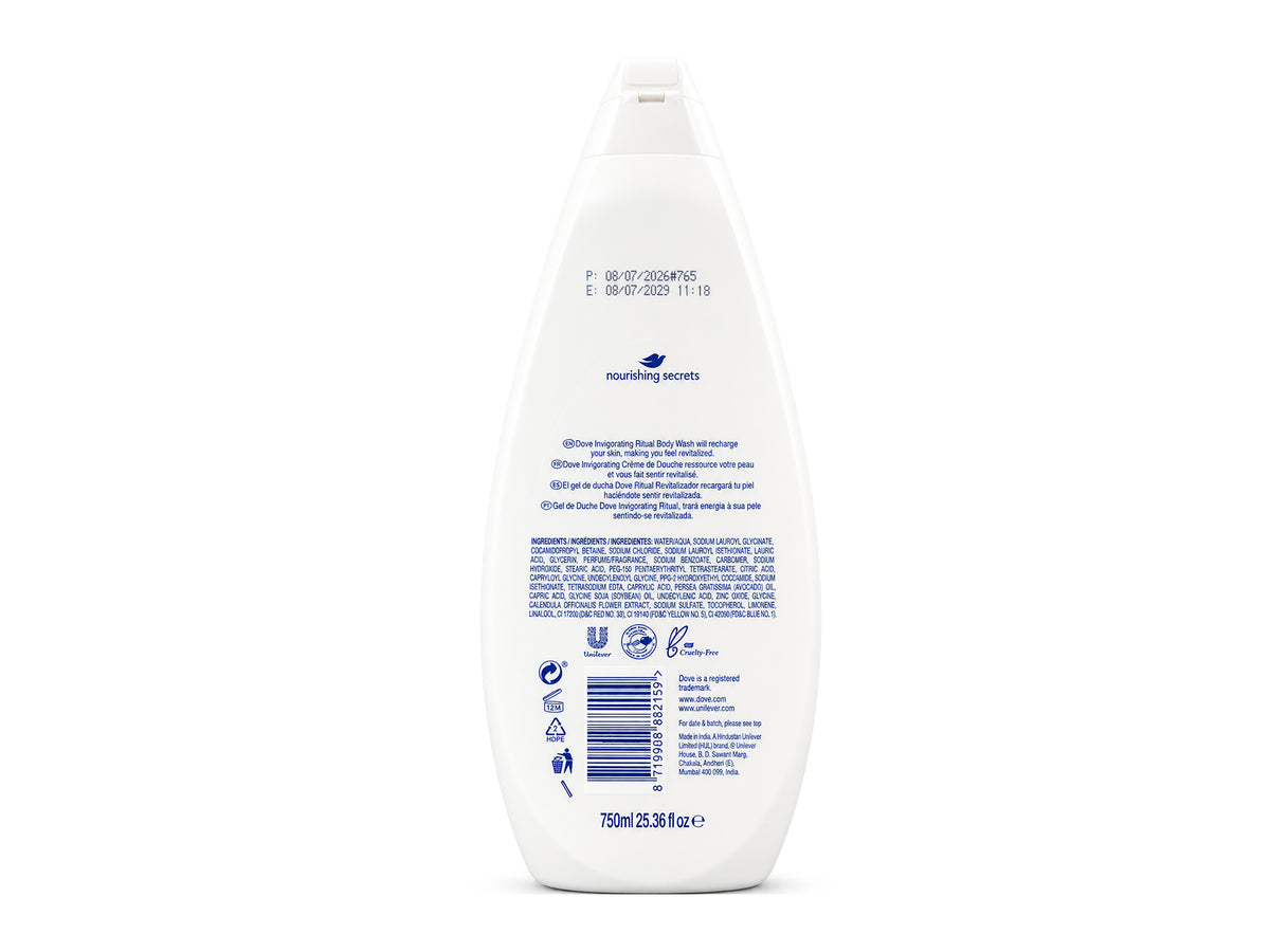 Dove Nourishing Secrets Invigorating Ritual Body Wash 750ml