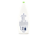 Dove Care by Nature Body Wash 600ml back label showing ingredients and directions