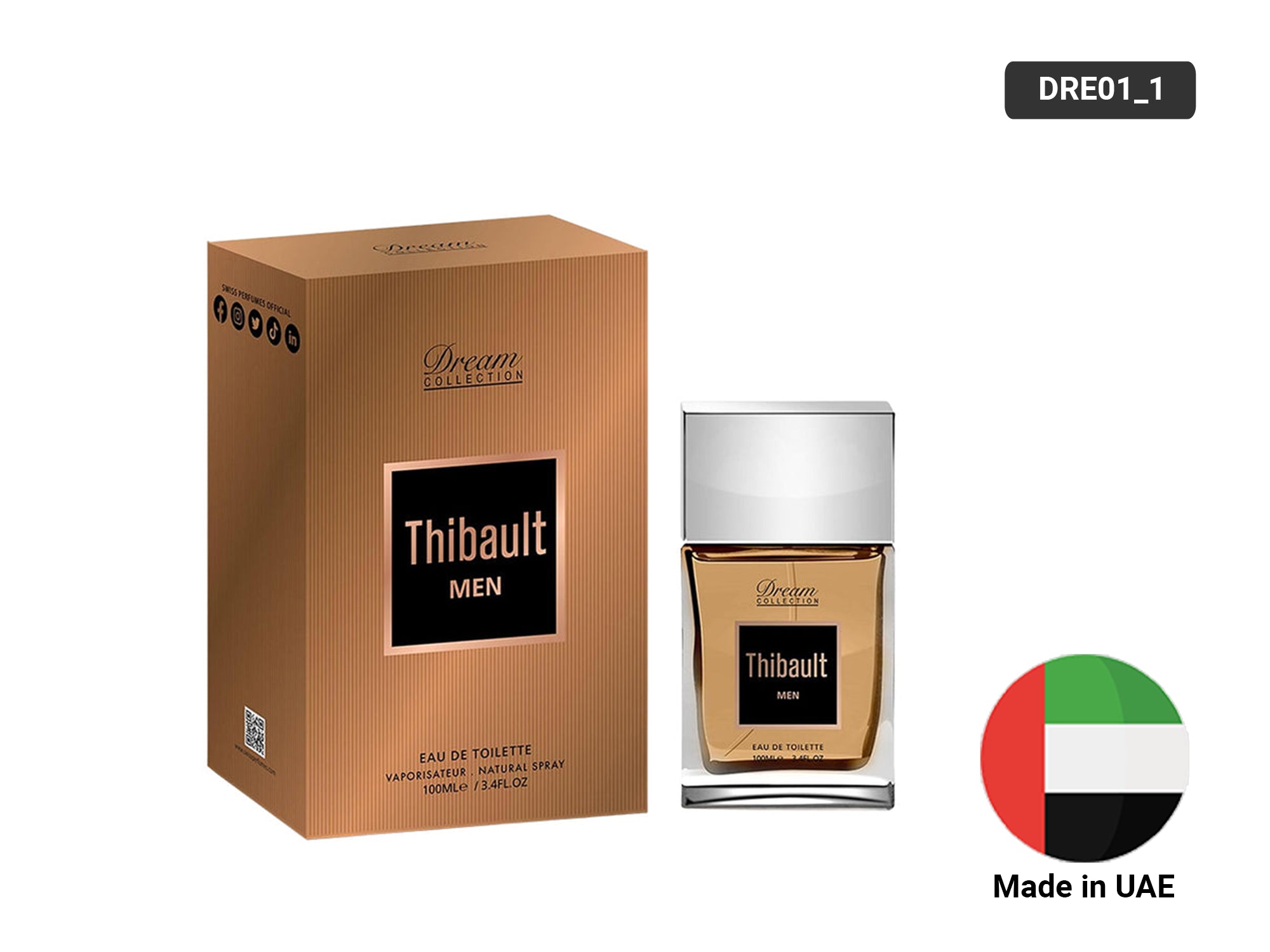 Dream Collection Thibault Men Eau De Toilette 100ml in Sri Lanka