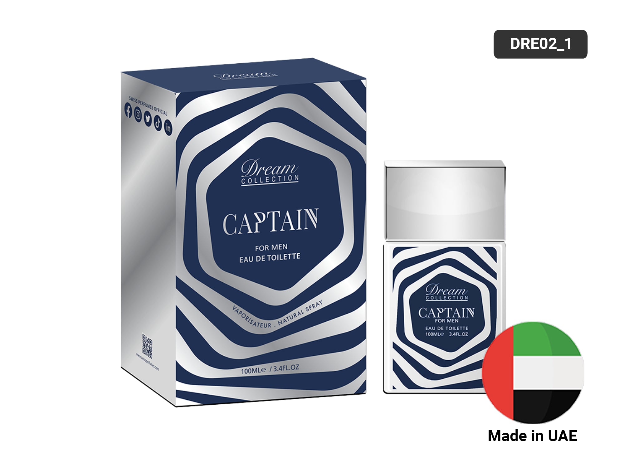 Dream Collection Captain Men Eau De Toilette 100ml in Sri Lanka