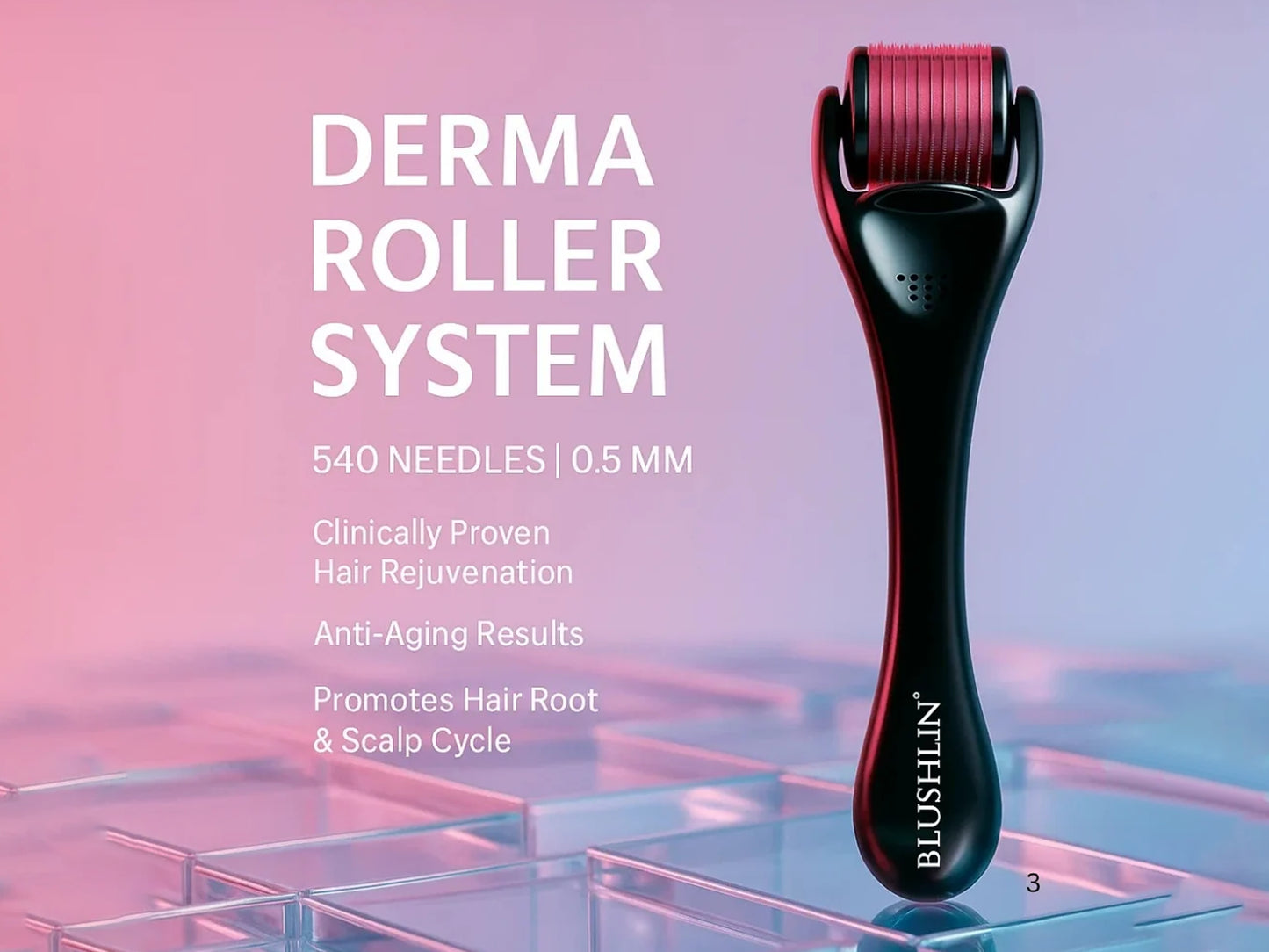 Derma Roller System with 540 Micro Needles in Sri Lanka