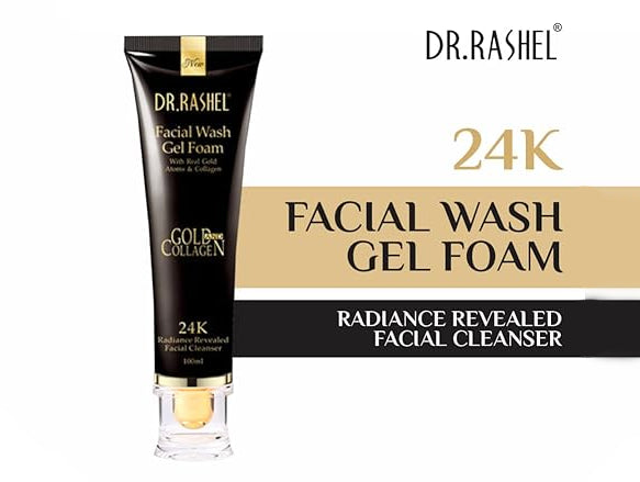 Dr. Rashel Facial Wash Gel Foam Gold and Collagen 100ml in Sri Lanka 