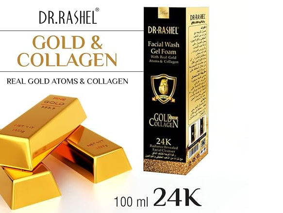 Dr. Rashel Facial Wash Gel Foam Gold and Collagen 100ml in Sri Lanka 