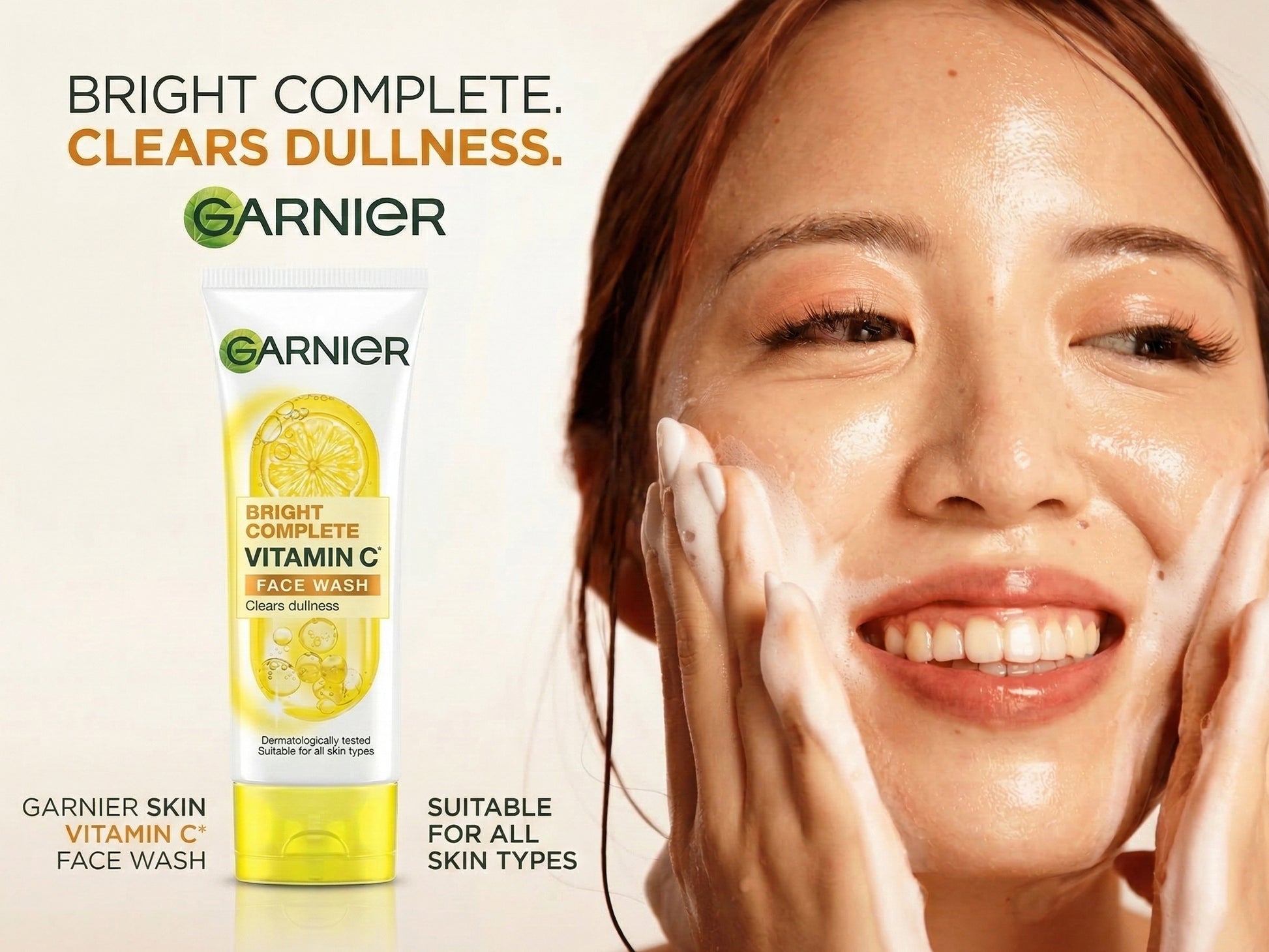 Buy Original Garnier Light Complete Brightening Face Wash 100ml in Sri Lanka