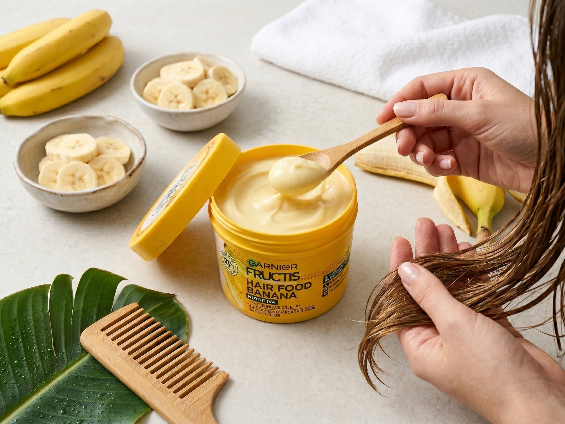 Garnier Ultimate Blends Banana 3 in 1 Hair Mask 400ml in Sri Lanka