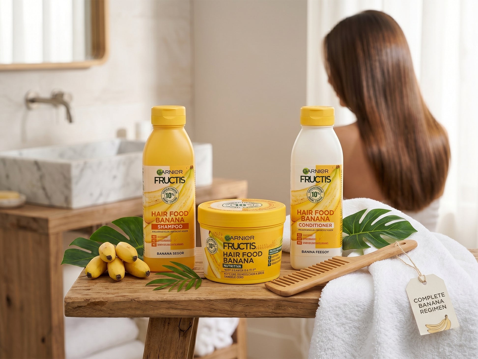 Garnier Ultimate Blends Banana 3 in 1 Hair Mask 400ml in Sri Lanka