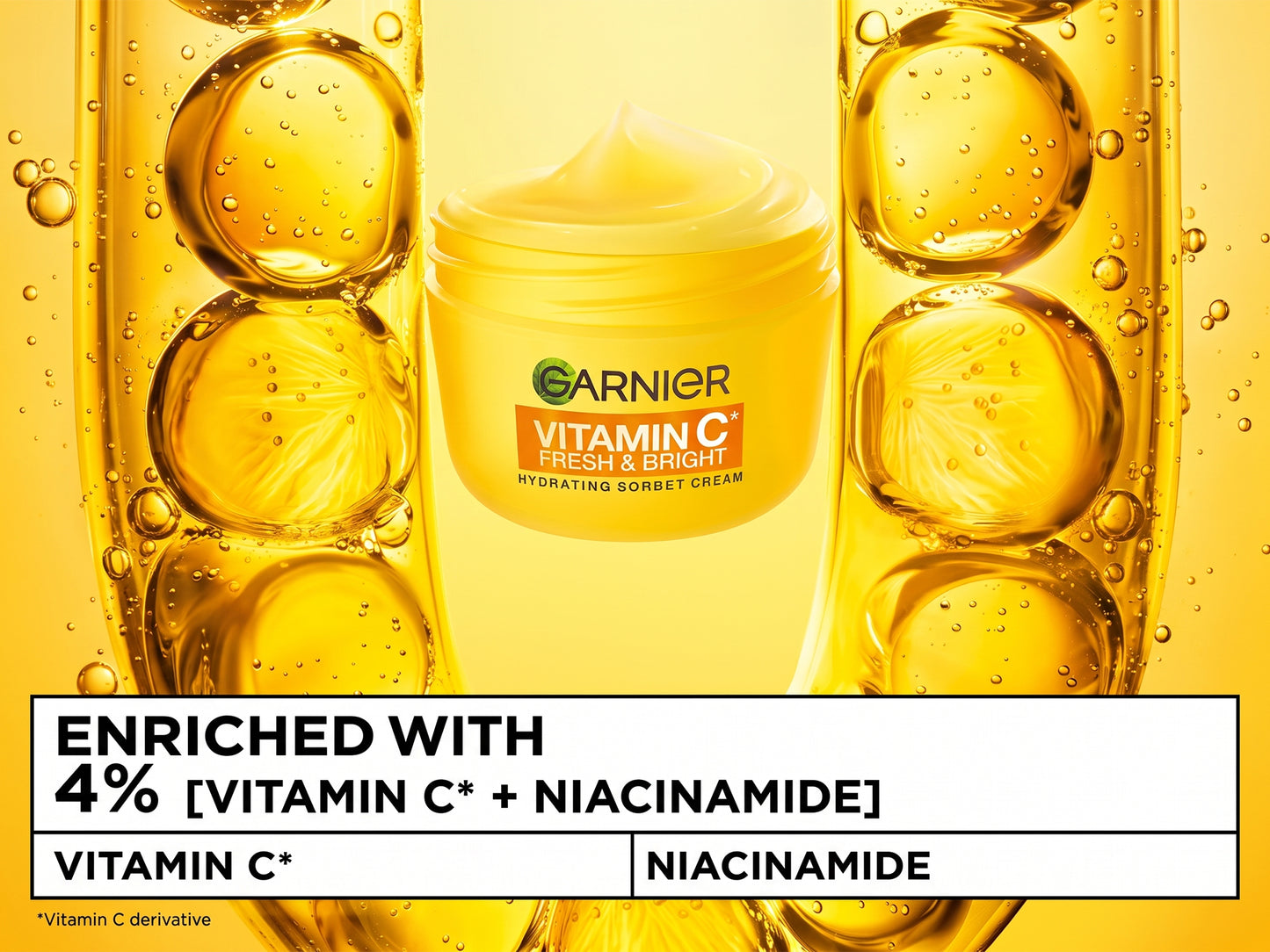 Garnier Vitamin C Fresh & Bright Sorbet Cream 85ml