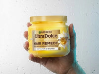 Garnier Ultra Sweet Hair Remedy Illuminating Repairing Mask 340ml in Sri Lanka