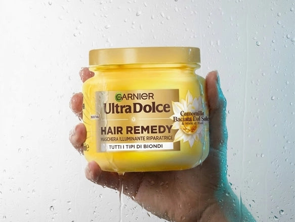 Garnier Ultra Sweet Hair Remedy Illuminating Repairing Mask 340ml in Sri Lanka