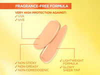 Garnier Vitamin C Daily UV Invisible Fluid Sunscreen Moisturizer SPF 50+ 50 ml in Sri Lanka