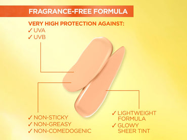 Garnier Vitamin C Daily UV Glow Fluid Sunscreen Moisturizer SPF 50+ 50 ml