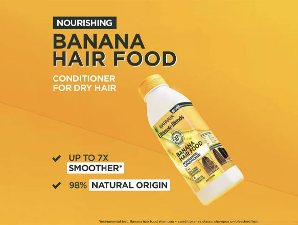 Garnier Ultimate Blends Nourishing Banana Hair Food Conditioner 350ml in Sri Lanka