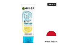 Garnier Bright Anti-Acne 3-in-1 Cleanser 100ml - INDONESIA - 8994993018222